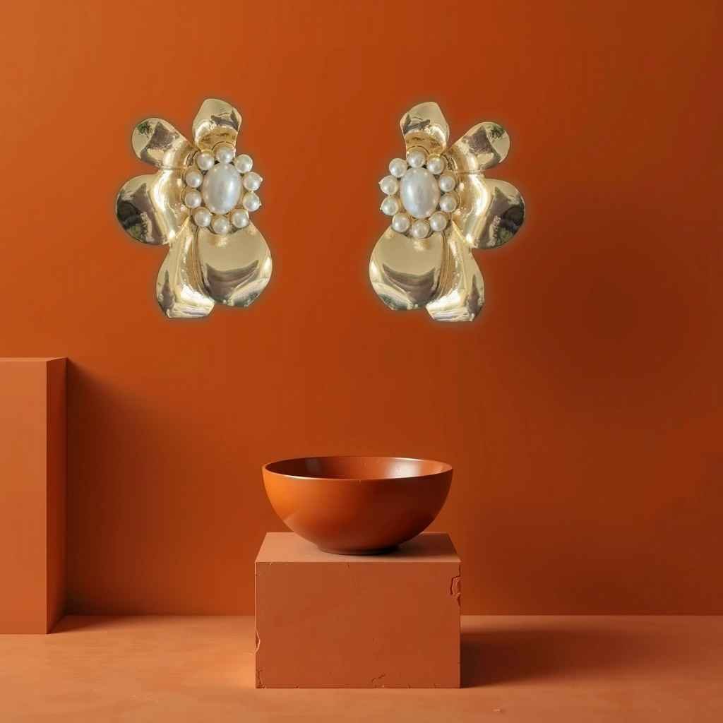 Lustrous Bloom Pearl Earrings Lustrous Bloom Pearl Earrings - Image 1