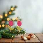 Blooming Tulip Beaded Earrings