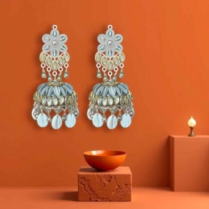 Celestial Jhumka Shell Earrings