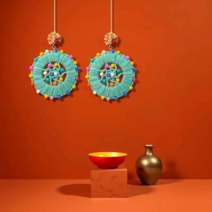 Fiesta Dreamcatcher Hoop Earrings