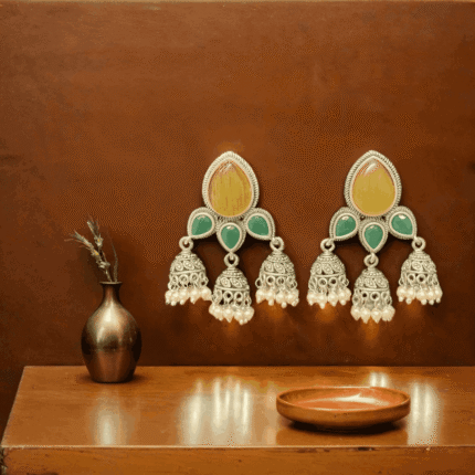 The Panch Ghungroo Jhumkas