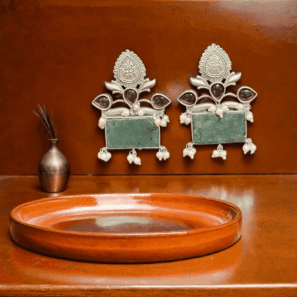 Temple Garden Jhumka