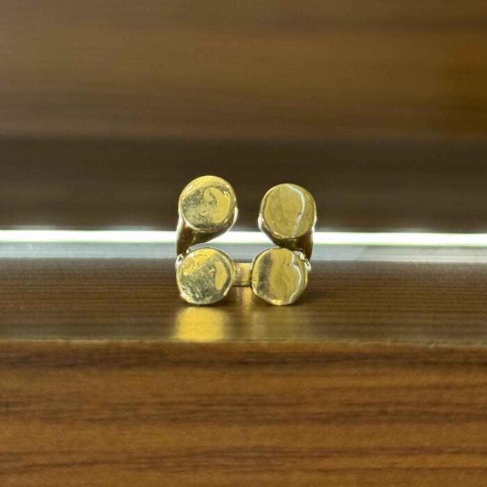 Molten Gold Quad Ring - Image 1