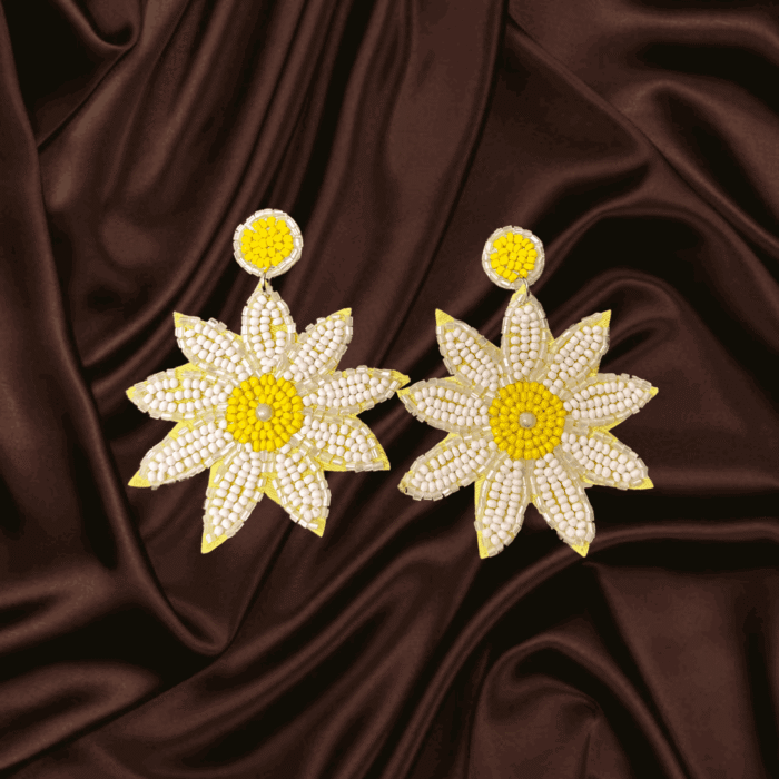 Daisy Drop Earrings - Image 3
